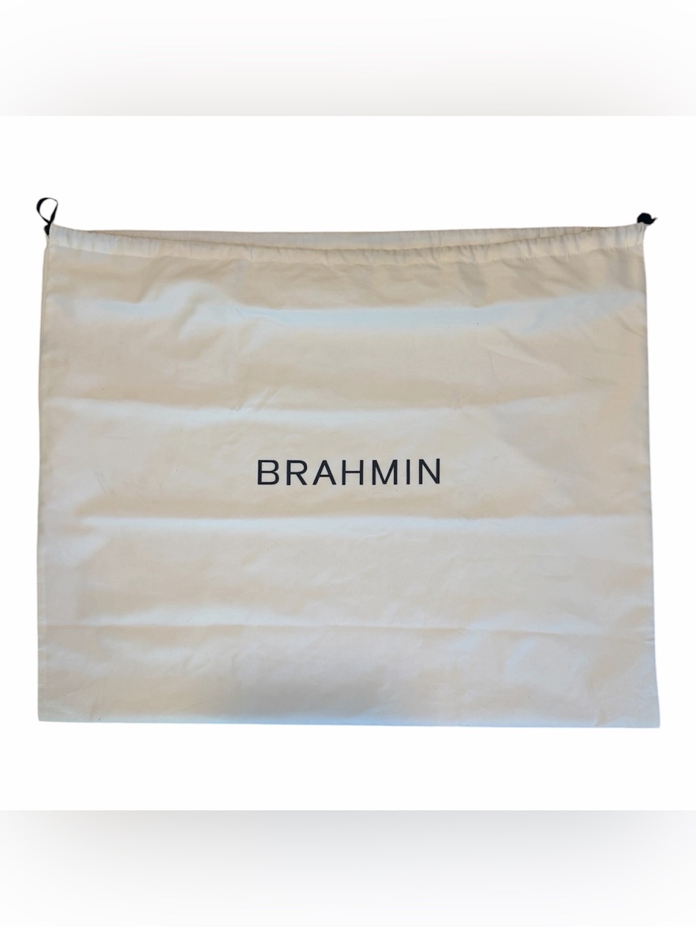 Brahmin Large Cream Dust Bag
